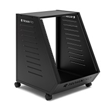 Trojan Pro Teneo 13U Wheeled Studio Rack Unit, Black