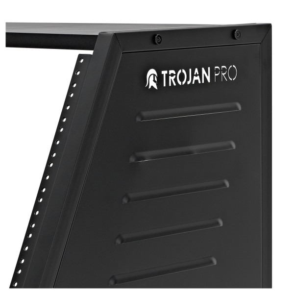 Trojan Pro Teneo Studio Side Rack Wheeled 13U Black