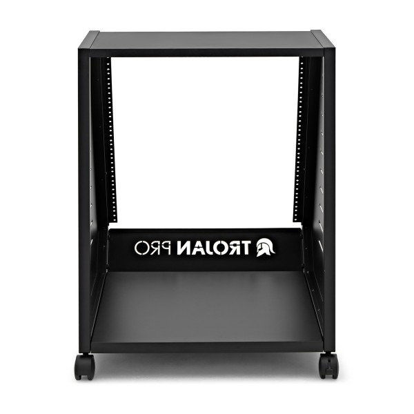 Trojan Pro Teneo Studio Side Rack Wheeled 13U Black