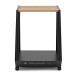 Trojan Pro Teneo Studio Side Rack Wheeled 13U Oak