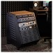 Trojan Pro Teneo Studio Side Rack Wheeled 13U Oak