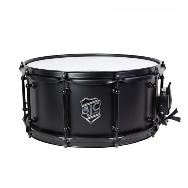 SJC Alpha Black Steel 14 x 6.5'' Snare Drum