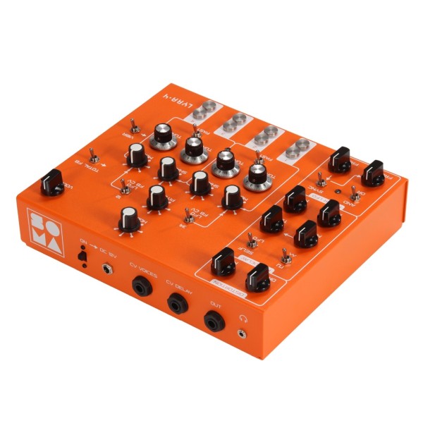 SOMA Laboratory Lyra-4 Analog Synthesizer, Orange | Gear4music