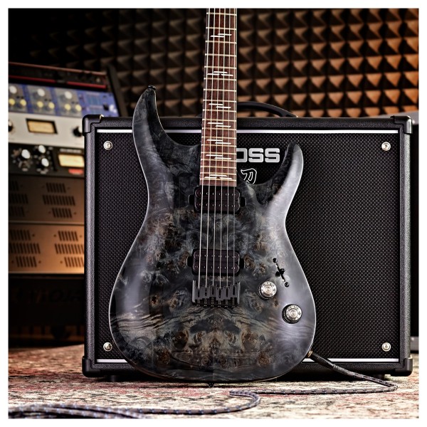 Schecter Omen Elite-6, See Thru Black Gear4music Exclusive - lifestyle 2