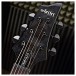Schecter Omen Elite-6, See Thru Black Gear4music Exclusive - headstock 