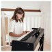 Keynote Junior Digital Piano & Stool by Gear4music, Matte Black