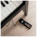 Keynote Junior Digital Piano & Stool by Gear4music, Matte Black