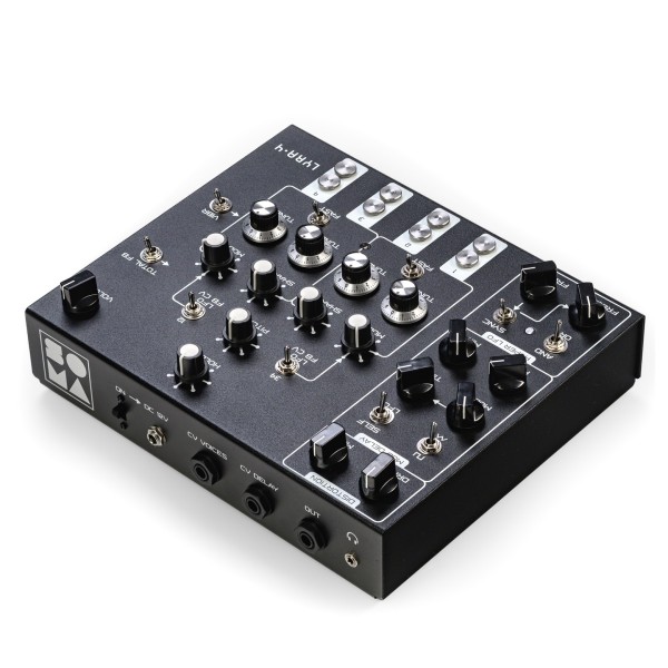 Lyra 4 Synthesizer, Black - Angled Rear
