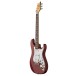 PRS SE Silver Sky, Derby Red - angle 