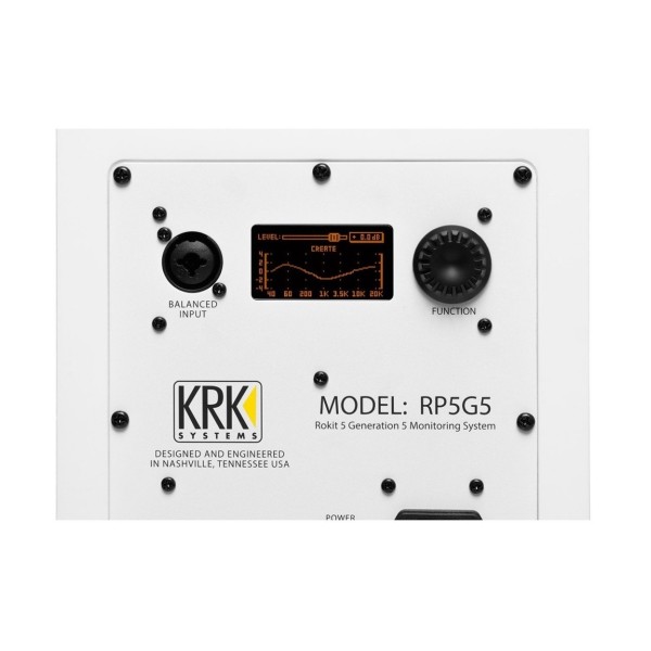 Focusrite Scarlett Solo (3rd Gen) and KRK Rokit RP5 Studio Monitors, White - Create