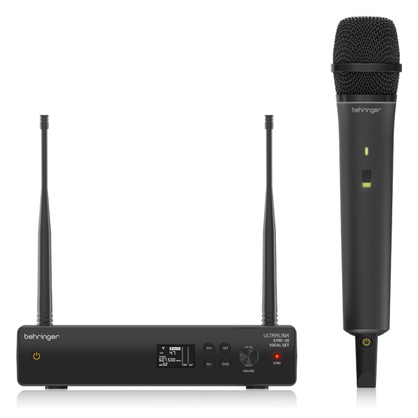 Behringer XTM1-35 Handheld Wireless Microphone System, Front