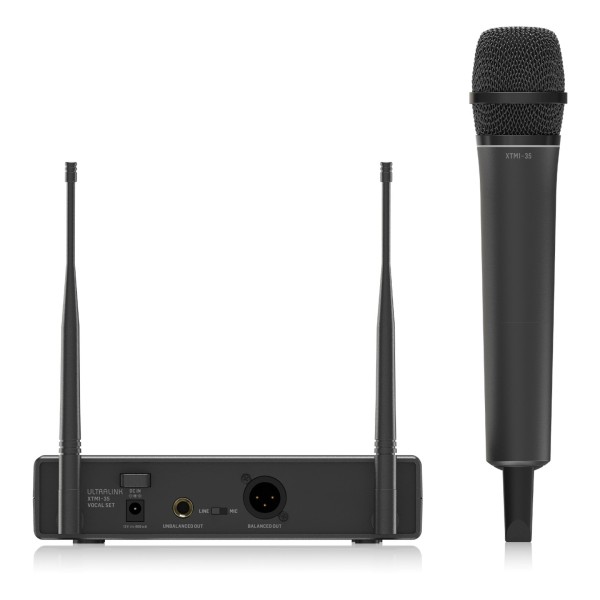 Behringer XTM1-35 Handheld Wireless Microphone System, Rear