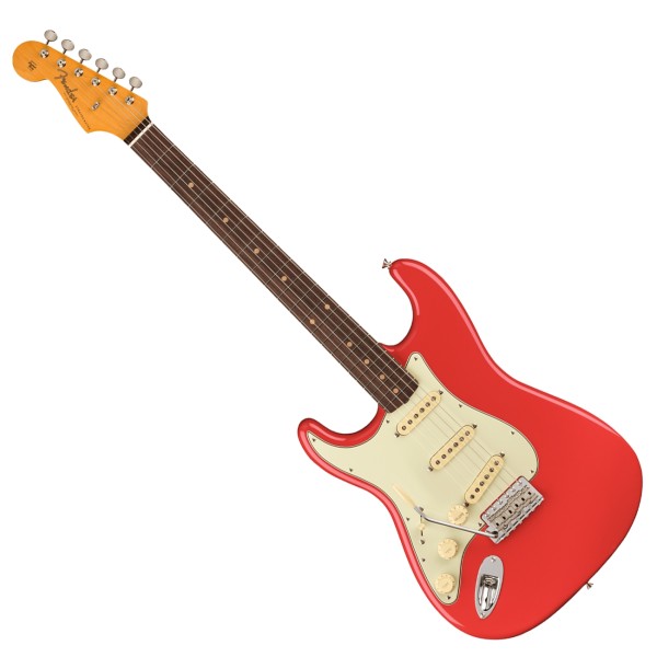 Fender American Vintage Ii 61 Strat Lh Rw Fiesta Red - front