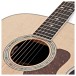 Taylor Legacy 815e LTD Electro Acoustic, Natural Gloss - soundhole 