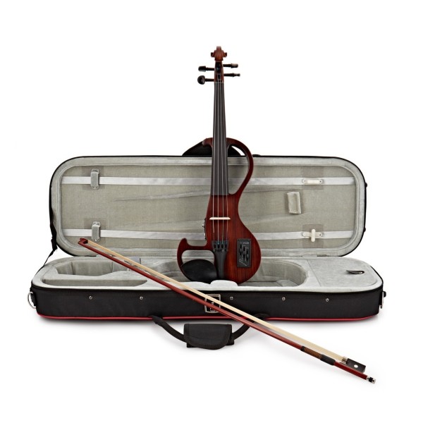 Hidersine HEV3 Electric Violin, Zebrawood Finish