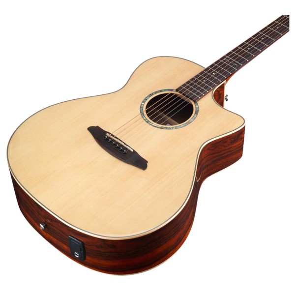 Ferndale Ga3-ce Grand Auditorium Spruce Bocote - body and neck 