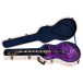 EVH SA126QM Special W/ Case Transparent Purple Electric Guitar - case 