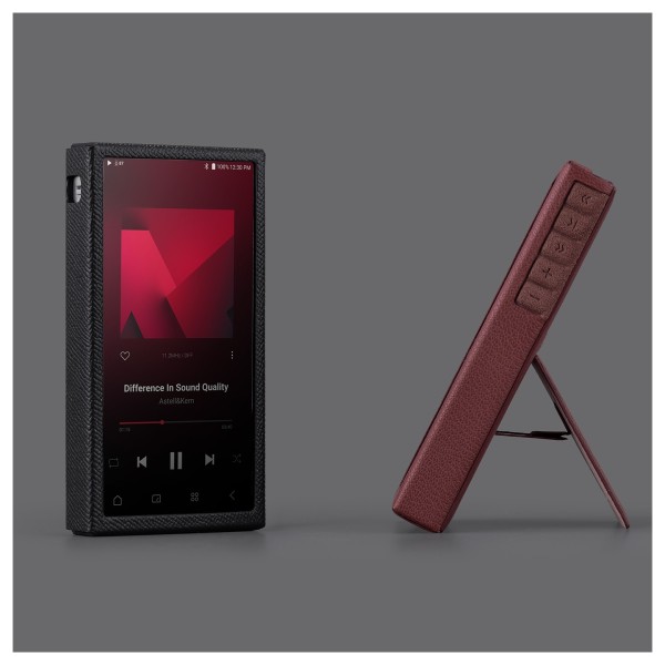 Astell & Kern PD10 Case, Burgundy - lifestyle - 