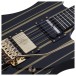 Synyster Custom-S, Gloss Black w/Gold Stripes
