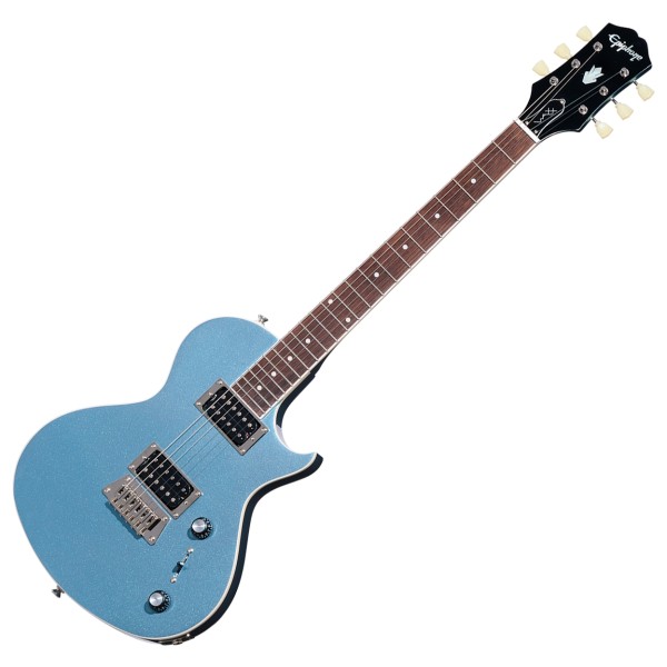 Epiphone Waxx Nighthawk Studio Pelham Blue (Incl. Hard Case) - front