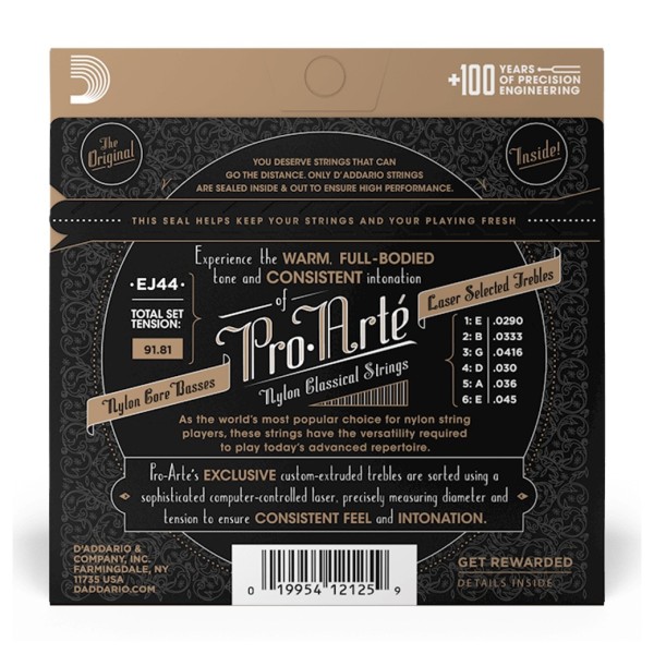 D'Addario EJ44 Pro-Arte Extra-Hard Tension (29-45)
