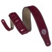 Levys Mss3 Burgundy Suede Guitar Strap - main 