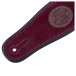Levys Mss3 Burgundy Suede Guitar Strap - end 