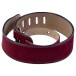 Levys Mss3 Burgundy Suede Guitar Strap - coiled