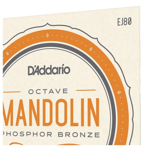 D'Addario EJ80 Phosphor Bronze Octave Mandolin Strings Medium, 12-46