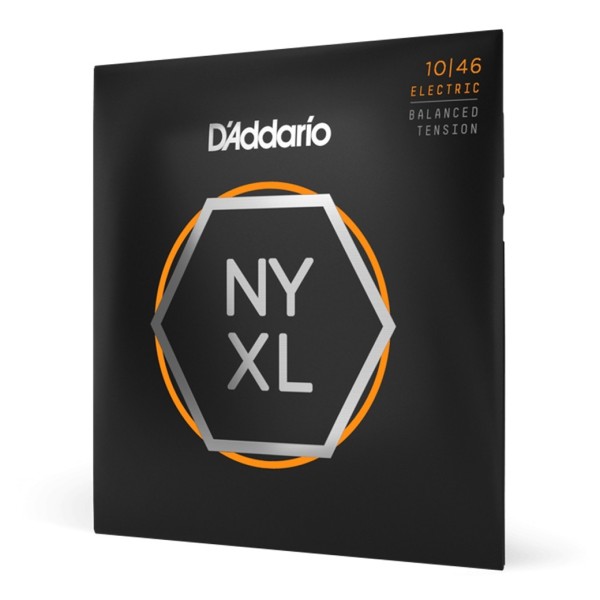 D'Addario NYXL1046BT Nickel Wound Electric, Balanced Tension, 10-46