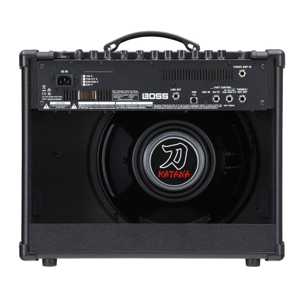 Boss Katana 50 MKII EX Guitar Combo Amplifier back