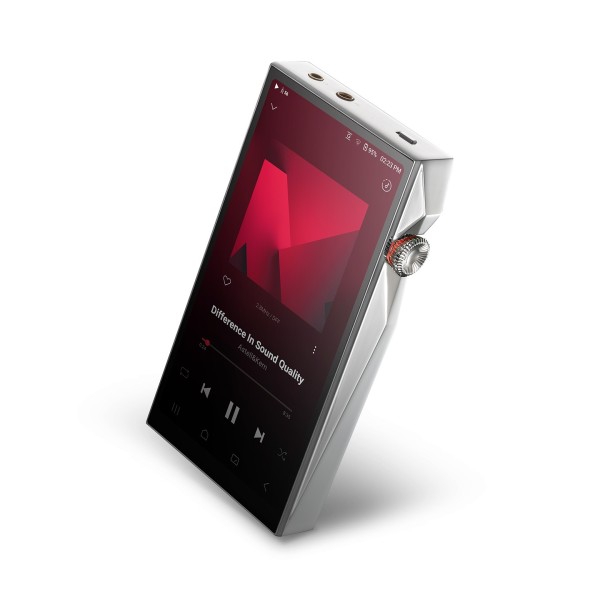 Astell & Kern A&ultima SP4000 Hi-Res Player, Silver - lean 