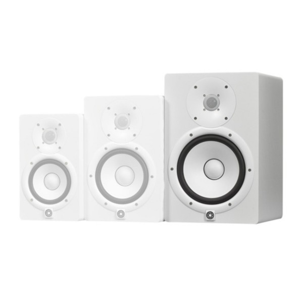 Yamaha HS8W Full-Range Studio Monitor, White 5