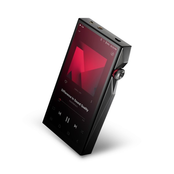 Astell & Kern A&ultima SP4000 Hi-Res Player, Black - front lean 