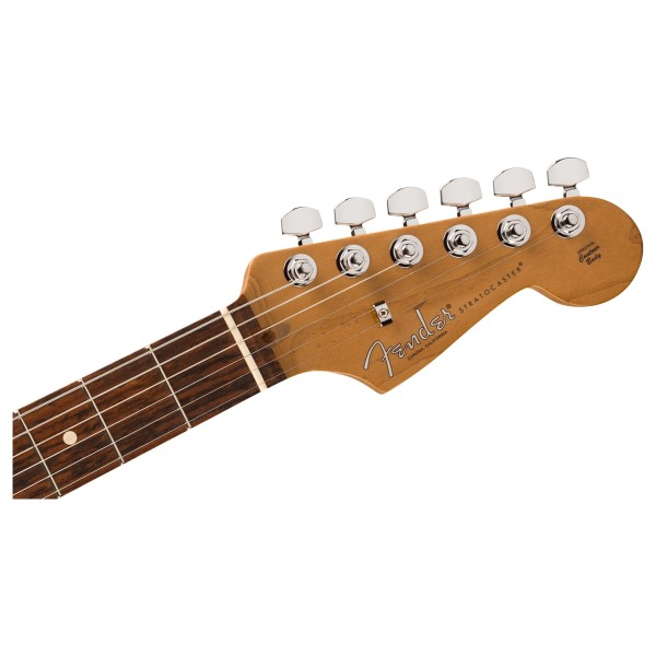 Fender Limited Edition American Pro Ii Stratocaster Roasted Maple Neck Rw Fretboard Sonic Blue - headstock 