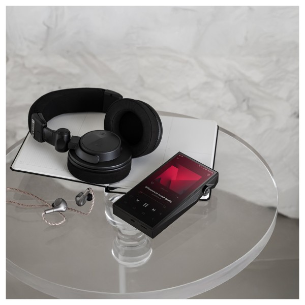 Astell & Kern Luna High End In Ear Monitors - lifestyle - glass 