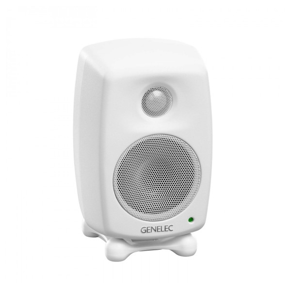 Genelec 8010A Professional Studio Monitors, White (Single)