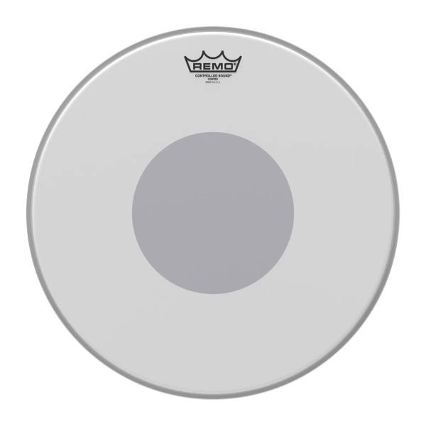 Remo 16" Control Sound Coated Black Dot Drum Head