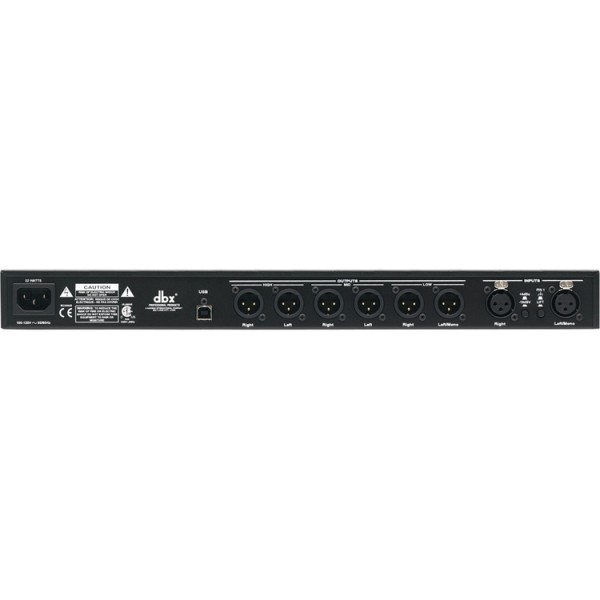 dbx DriveRack PA+ Loudspeaker Management System Rear