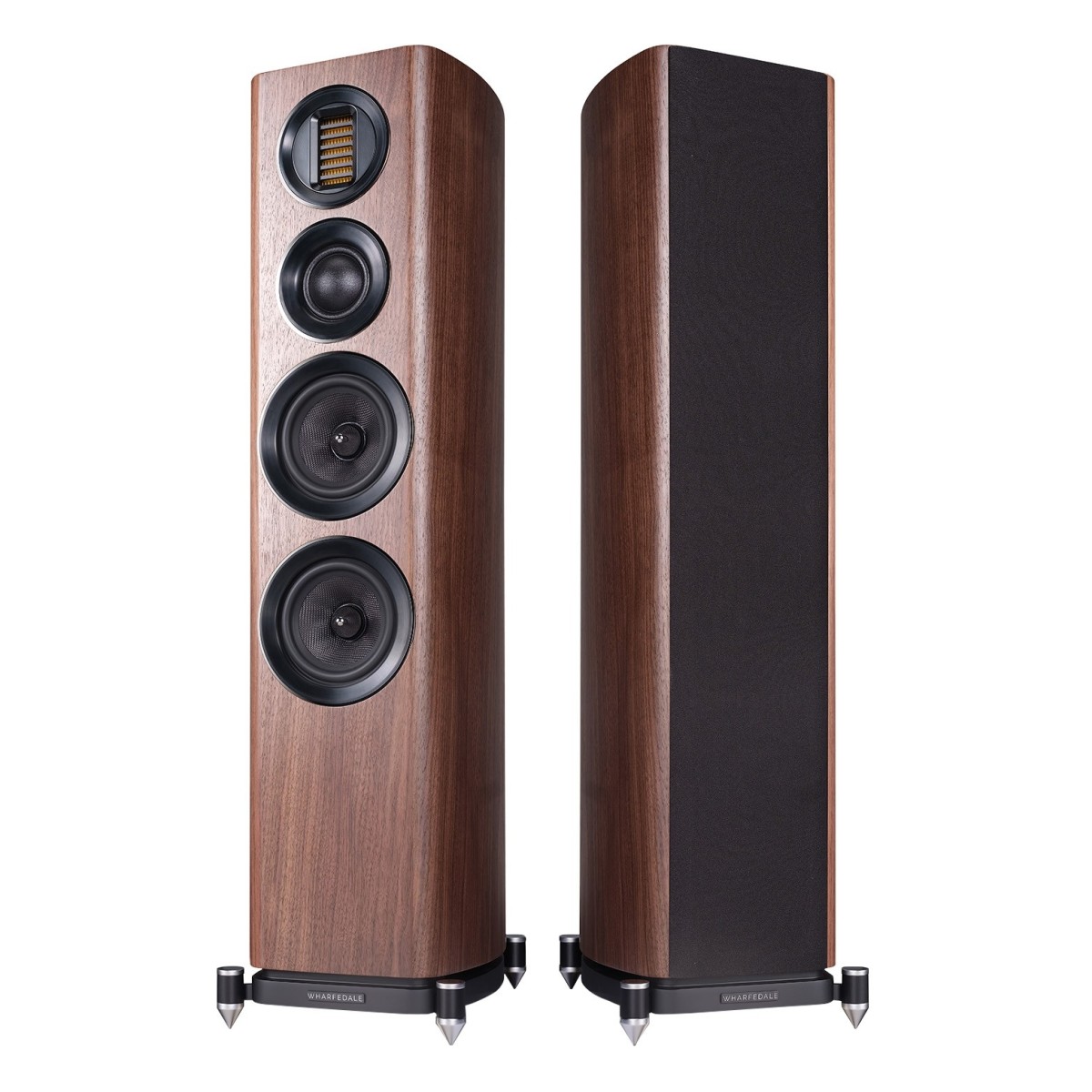 Wharfedale Evo 4.3 Floorstanding Speakers (Pair) Walnut – Nearly New