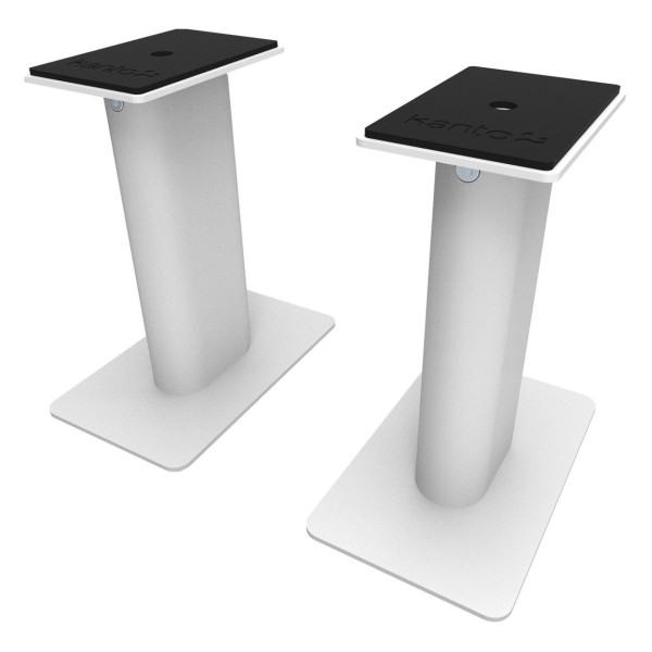 Kanto SP9 Desktop Speaker Stands, White - Angled
