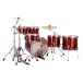 Mapex Mars Birch 22'' 6pc Crossover Shell Pack, Blood Orange Sparkle