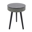 AVCOM Speaker Table with Bluetooth, Black