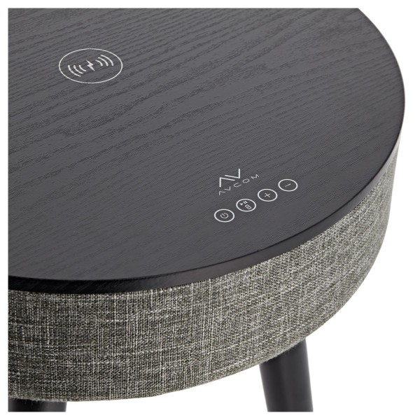 AVCOM Speaker Table with Bluetooth, Black