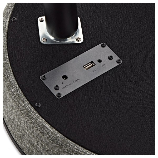 AVCOM Speaker Table with Bluetooth, Black