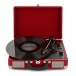 AVCOM Suitcase Turntable with Bluetooth, Red