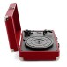 AVCOM Suitcase Turntable with Bluetooth, Red