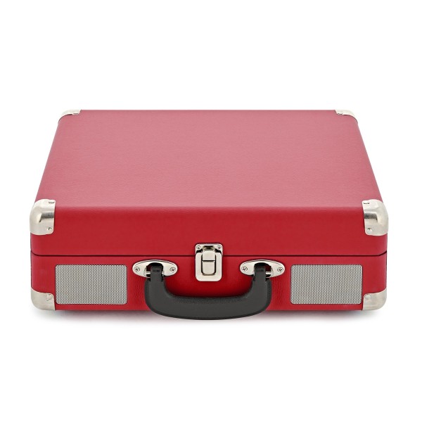 AVCOM Suitcase Turntable with Bluetooth, Red