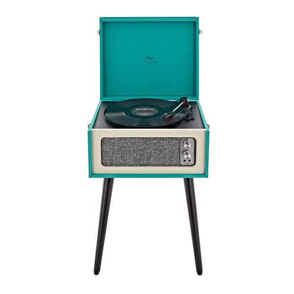 AVCOM Standing Turntable with Bluetooth, Green