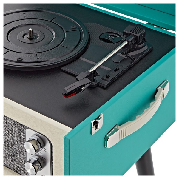 AVCOM Standing Turntable with Bluetooth, Green
